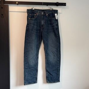 Levi's Men's Dark Blue Straight Jeans